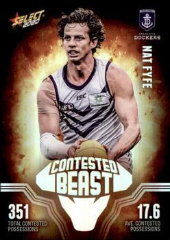 2020 Select Footy Stars - Contested Beasts #CB16 Nat Fyfe Front